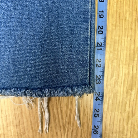 REFORMATION Jeans Roper Cropped Smart Ass Chesapeake Wash Size 24 - Picture 11 of 12
